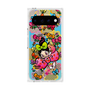 プレミアムスクエアケース with Pixelsnap［ アクビガール - フラワーリボン ］