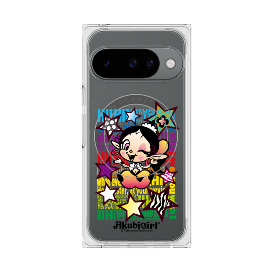 プレミアムスクエアケース with Pixelsnap［ アクビガール - スター ］