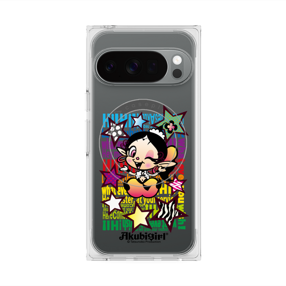 プレミアムスクエアケース with Pixelsnap［ アクビガール - スター ］