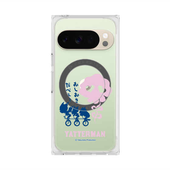プレミアムスクエアケース with Pixelsnap［ ドロンジョ - おしおきだべぇ～ - Clear ］