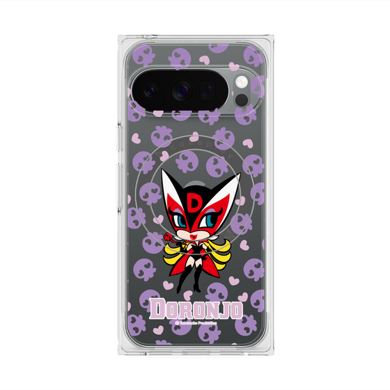 プレミアムスクエアケース with Pixelsnap［ ドロンジョ - ミニキャラ - Purple ］