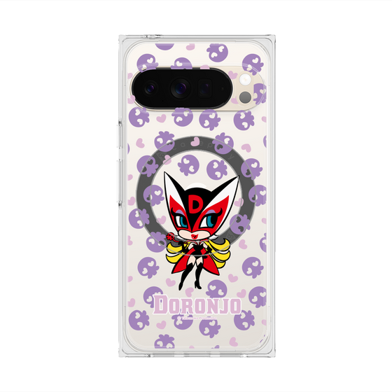 プレミアムスクエアケース with Pixelsnap［ ドロンジョ - ミニキャラ - Purple ］