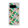 プレミアムスクエアケース with Pixelsnap［ ELLE - 幾何学 ］