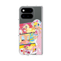 プレミアムスクエアケース with Pixelsnap［ マッハガール - コミック風 ］