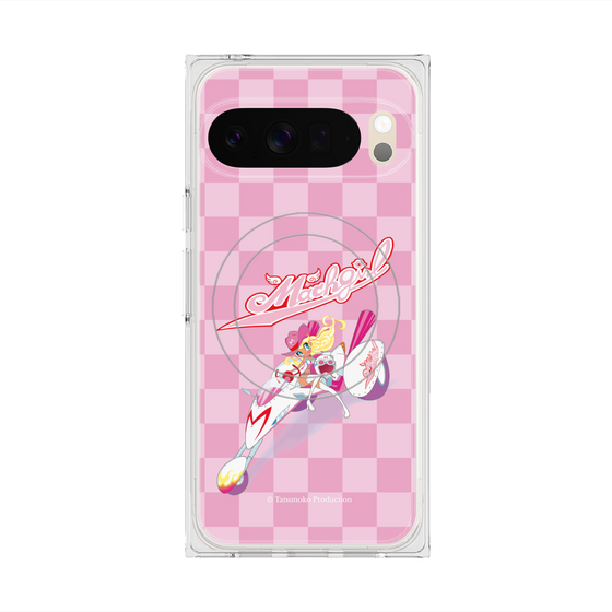 プレミアムスクエアケース with Pixelsnap［ マッハガール - チェック ］
