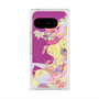 プレミアムスクエアケース with Pixelsnap［ マッハガール - 花とリップ ］