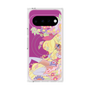 プレミアムスクエアケース with Pixelsnap［ マッハガール - 花とリップ ］