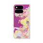 プレミアムスクエアケース with Pixelsnap［ マッハガール - 花とリップ ］