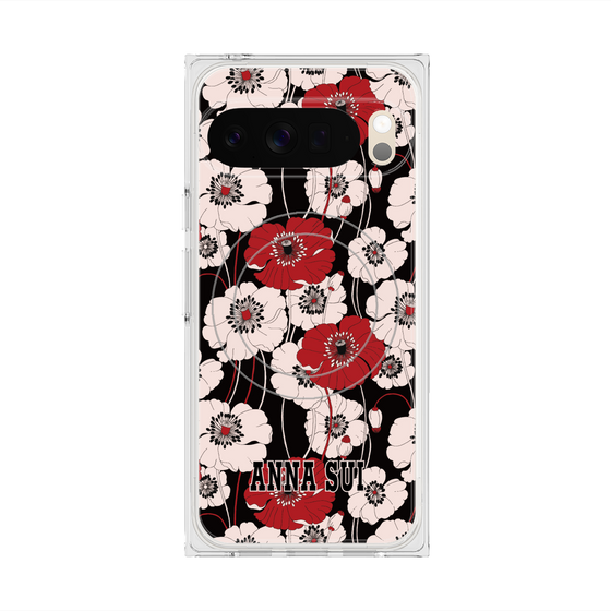 プレミアムスクエアケース with Pixelsnap［ ANNA SUI - ポピー ］