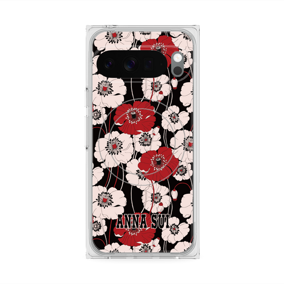 プレミアムスクエアケース with Pixelsnap［ ANNA SUI - ポピー ］