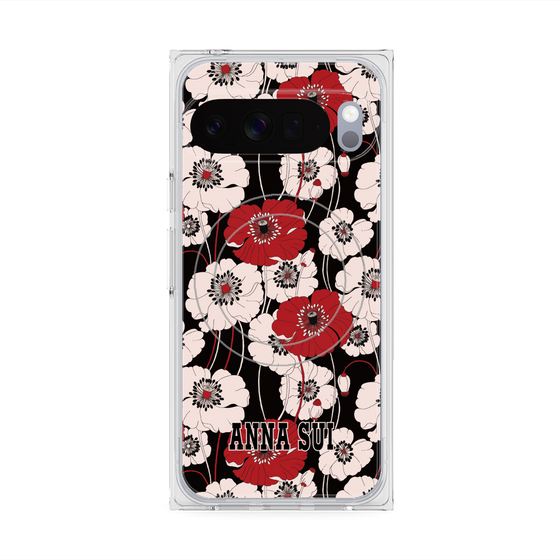 プレミアムスクエアケース with Pixelsnap［ ANNA SUI - ポピー ］