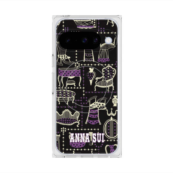 プレミアムスクエアケース with Pixelsnap［ ANNA SUI - チェア ］
