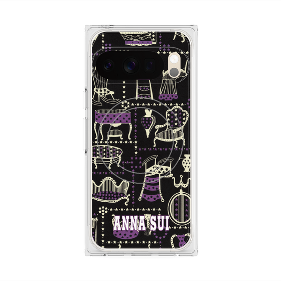 プレミアムスクエアケース with Pixelsnap［ ANNA SUI - チェア ］