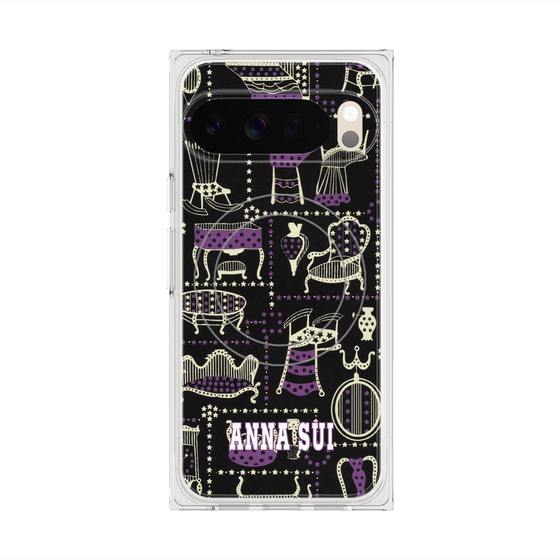 プレミアムスクエアケース with Pixelsnap［ ANNA SUI - チェア ］