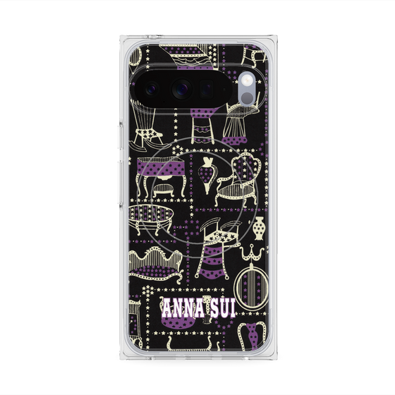 プレミアムスクエアケース with Pixelsnap［ ANNA SUI - チェア ］