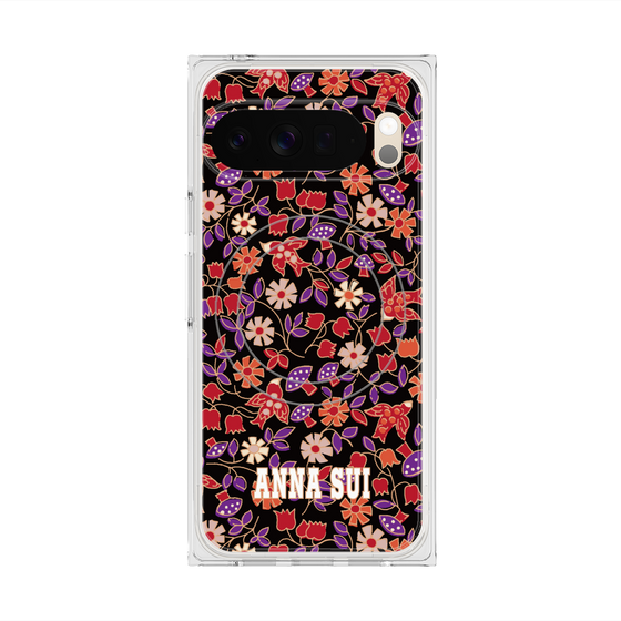 プレミアムスクエアケース with Pixelsnap［ ANNA SUI - ワイルドフラワー ］