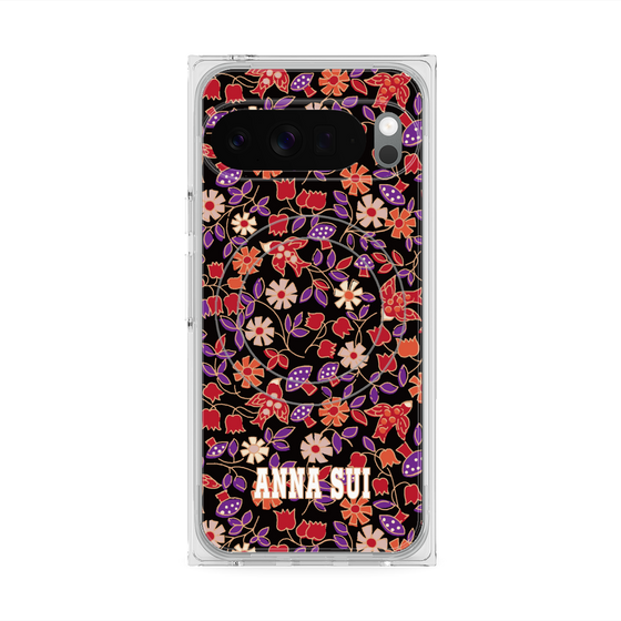 プレミアムスクエアケース with Pixelsnap［ ANNA SUI - ワイルドフラワー ］