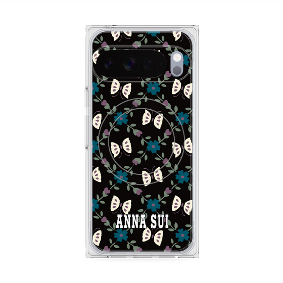 プレミアムスクエアケース with Pixelsnap［ ANNA SUI - バタフライ ］