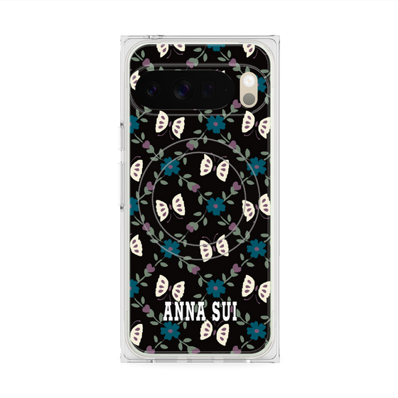 プレミアムスクエアケース with Pixelsnap［ ANNA SUI - バタフライ ］