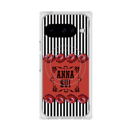 プレミアムスクエアケース with Pixelsnap［ ANNA SUI - ローズ ］