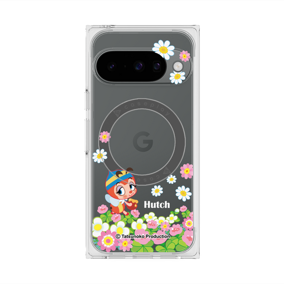 プレミアムスクエアケース with Pixelsnap［ 昆虫物語 みなしごハッチ - 花 ］