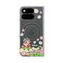 プレミアムスクエアケース with Pixelsnap［ 昆虫物語 みなしごハッチ - 花 ］