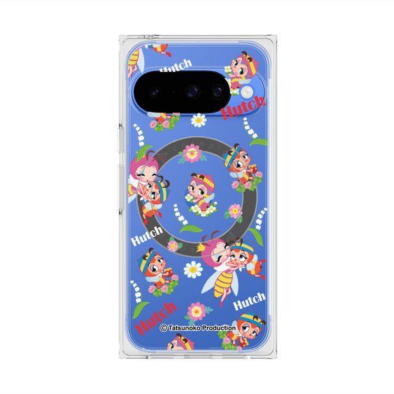 プレミアムスクエアケース with Pixelsnap［ 昆虫物語 みなしごハッチ - 総柄 ］