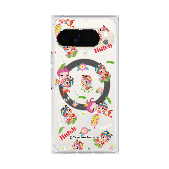 プレミアムスクエアケース with Pixelsnap［ 昆虫物語 みなしごハッチ - 総柄 ］