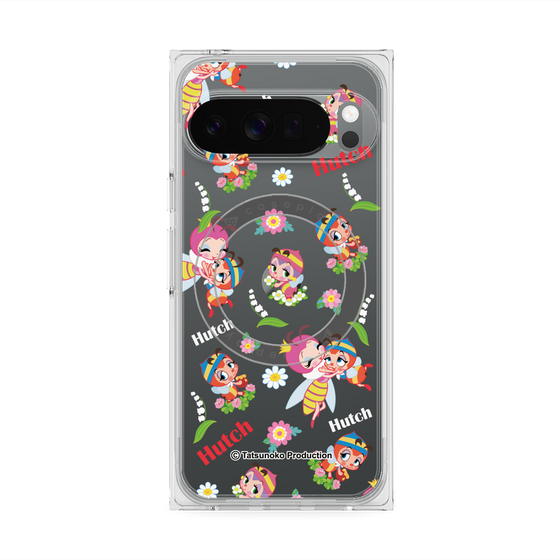 プレミアムスクエアケース with Pixelsnap［ 昆虫物語 みなしごハッチ - 総柄 ］