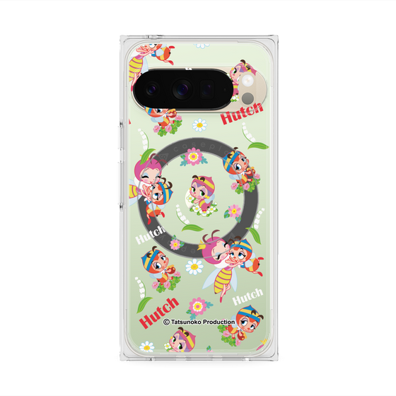 プレミアムスクエアケース with Pixelsnap［ 昆虫物語 みなしごハッチ - 総柄 ］
