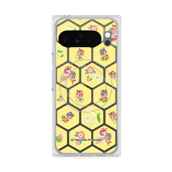 プレミアムスクエアケース with Pixelsnap［ 昆虫物語 みなしごハッチ - ハニカム ］