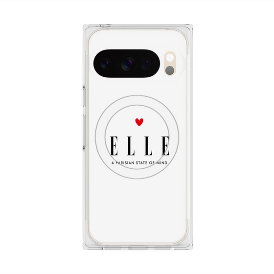 プレミアムスクエアケース with Pixelsnap［ ELLE - アイコン ］