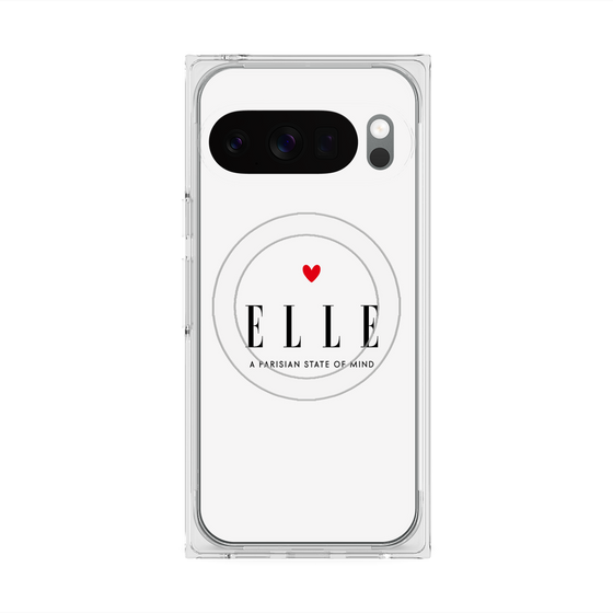 プレミアムスクエアケース with Pixelsnap［ ELLE - アイコン ］
