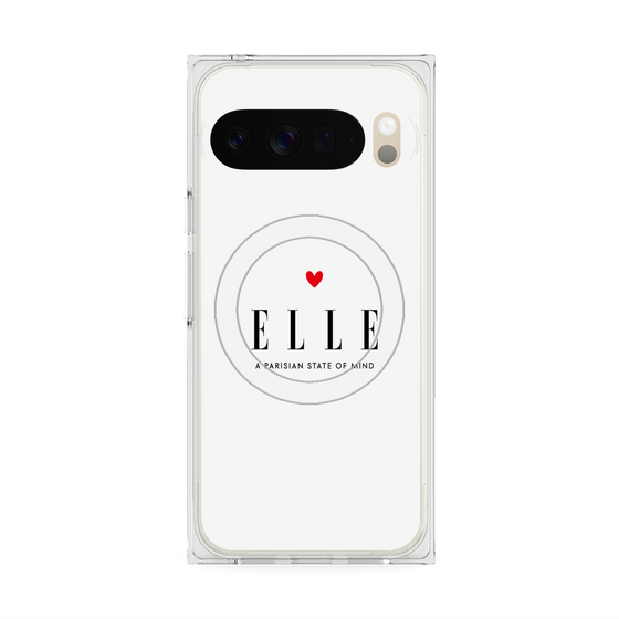 プレミアムスクエアケース with Pixelsnap［ ELLE - アイコン ］