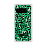 プレミアムスクエアケース with Pixelsnap［ ELLEgirl - レオパード - Green ］