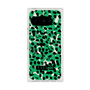 プレミアムスクエアケース with Pixelsnap［ ELLEgirl - レオパード - Green ］