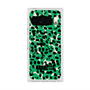 プレミアムスクエアケース with Pixelsnap［ ELLEgirl - レオパード - Green ］