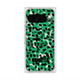 プレミアムスクエアケース with Pixelsnap［ ELLEgirl - レオパード - Green ］