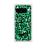 プレミアムスクエアケース with Pixelsnap［ ELLEgirl - レオパード - Green ］