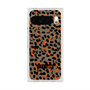 プレミアムスクエアケース with Pixelsnap［ ELLEgirl - レオパード - Brown ］