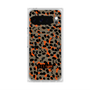 プレミアムスクエアケース with Pixelsnap［ ELLEgirl - レオパード - Brown ］
