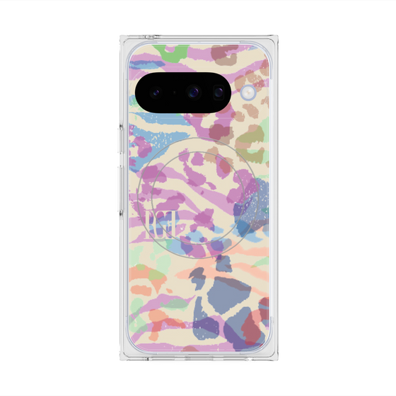 プレミアムスクエアケース with Pixelsnap［ ELLEgirl - ペイント ］