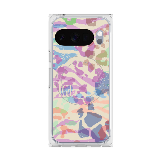 プレミアムスクエアケース with Pixelsnap［ ELLEgirl - ペイント ］
