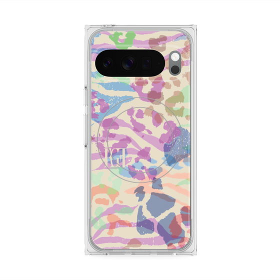 プレミアムスクエアケース with Pixelsnap［ ELLEgirl - ペイント ］