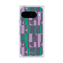 プレミアムスクエアケース with Pixelsnap［ ELLE - カットロゴ - ウィンター ］