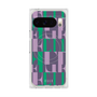 プレミアムスクエアケース with Pixelsnap［ ELLE - カットロゴ - ウィンター ］