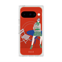 プレミアムスクエアケース with Pixelsnap［ ELLE - パリジェンヌ - レッド ］