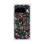 プレミアムスクエアケース with Pixelsnap［ ELLE - フラワー - 冬 ］