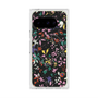 プレミアムスクエアケース with Pixelsnap［ ELLE - フラワー - 冬 ］