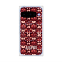 プレミアムスクエアケース with Pixelsnap［ ANNA SUI - バタフライハーツ - レッド ］